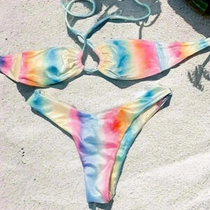 NWT QUINT SOUL TYE DYE SWIM  SUIT M